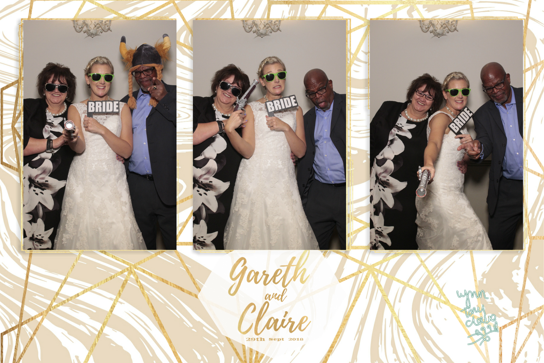 Claire & Gareth's Wedding | View more photos from the event at gallery.myphotoboothexperience.co.uk/u/MyPhotoBoothExperienceLtd/Claire-Gareths-Wedding